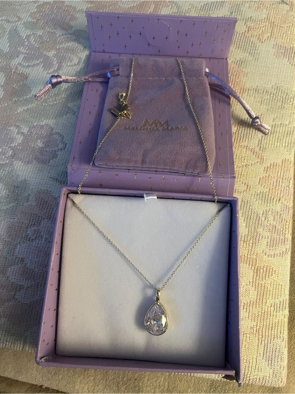 Melinda Maria Are You Jealous Pendant Necklace - Gold - NWT - Picture 4 of 5